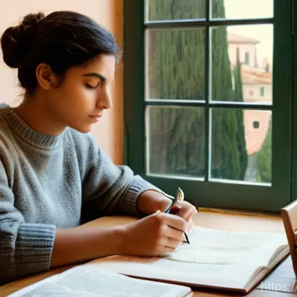 공인중개사 시험 준비를 위한 플래너 사용법 - **Prompt 1: The Determined Navigator**
A focused young adult, of Italian ethnicity, in their lat...