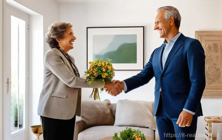 공인중개사 부동산 자문 사례 및 리뷰 - **Prompt 2: The Future of Home Showcase**
    A vibrant, modern lifestyle shot, focusing on technolo...