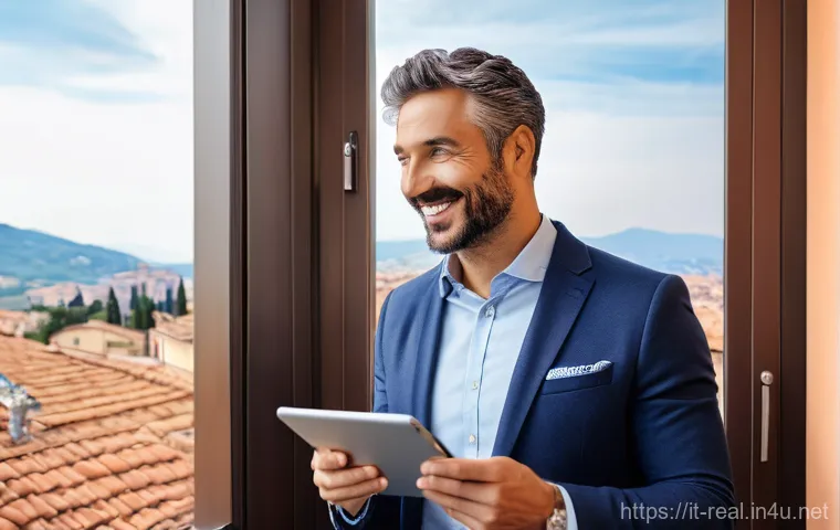 공인중개사 자격증의 미래와 전망 분석 - Prompt 1: The Modern Italian Real Estate Agent Embracing Digitalization and Human Connection**