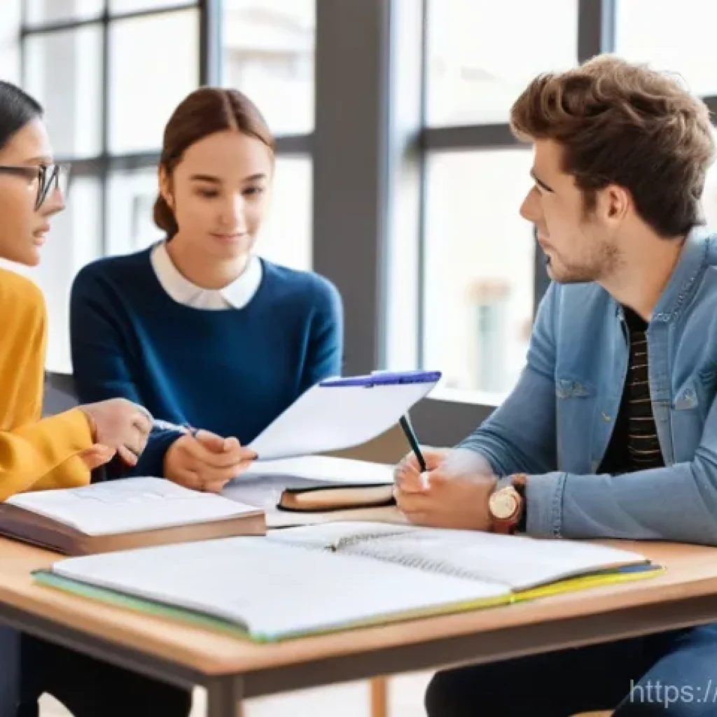 공인중개사 시험 대비 스터디 그룹 만들기 - **Prompt 1: Collaborative Study Session for Real Estate Exam**
    A diverse group of four young adu...