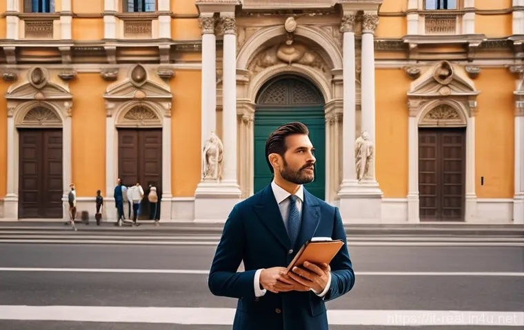 공인중개사 자격증 활용 부동산 사업 확장 - **Prompt:** A charismatic Italian real estate agent, dressed in a sharp business suit, warmly engagi... 공인중개사 자격증 활용 부동산 사업 확장 - **Prompt:** A charismatic Italian real estate agent, dressed in a sharp business suit, warmly engagi...